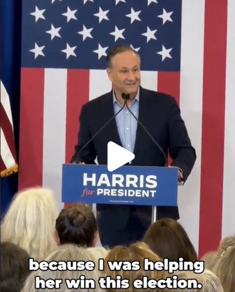 Kamala Harris' husband in NH